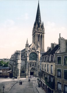 St. Pierre church, Caen, France ca. 1890-1900