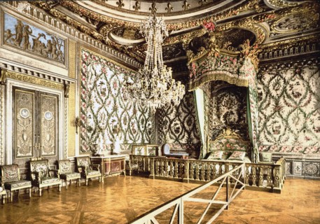 Bedroom of Marie Antoinette, Fontainebleau Palace, France ca. 1890-1900