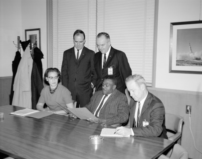 Meeting of Equal Employment Opportunity Committee at NASA ca. 1965
