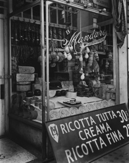 1930s New York City - Cheese Store, 276 Bleecker Street, Manhattan ca. 1937