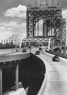 1930s New York City - Triborough Bridge, East 125th Street approach, Manhattan ca. 1937