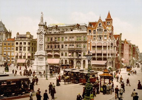 Amsterdam Dam Holland ca. 1890-1900