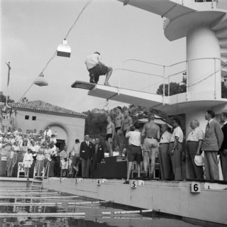 1947 - European swimming championships in Monaco