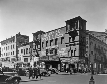Irving Place Theatre, Irving Place, from Northeast corner of Irving Place and East 15th Street, Manhattan. ca. 1938