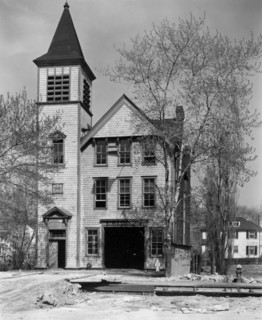 1930s New York City - Firehouse no. 52, Spuyten Duyvil: Riverdale Avenue and 245th Street, Bronx ca. 1937