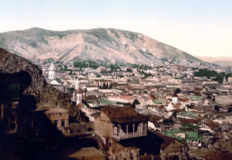 From the road to the fortress, Tiflis, Russia, (i.e., Tbilisi, Georgia) ca. 1890-1900