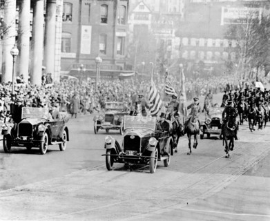 President Coolidge returning form [sic] the Capitol March 4, 1925