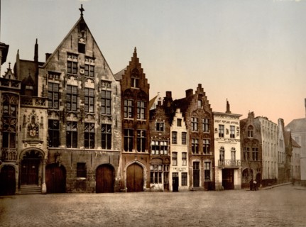 The library, Bruges, Belgium ca. 1890-1900