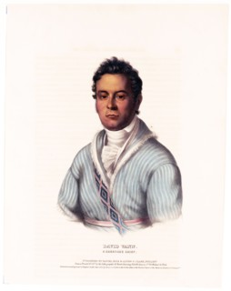 David Vann. A Cherokee chief ca. 1843