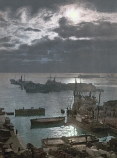 Harbor by moonlight, II, Algiers, Algeria ca. 1899