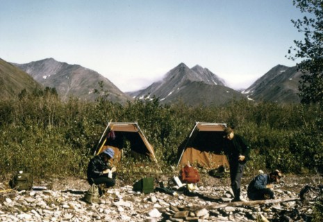 camp - upper Tinayguk River 7/13/1973