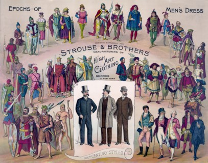 Epochs of men's dress - Men's fashion