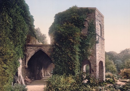 St. Bavon Abbey, the old tower, Ghent, Belgium ca. 1890-1900