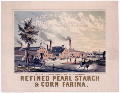 West Philadelphia Manufacturing Cos. Starch & Farina works ca. 1858