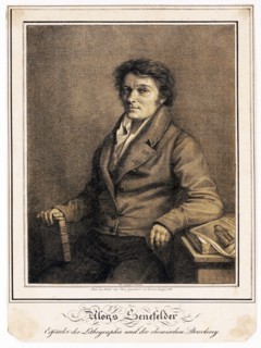 Aloys Senefelder--Enfinder der Lithographic und der chemischen Druckerey / Inventor of Lithographic and Chemical Printing ca. 1818