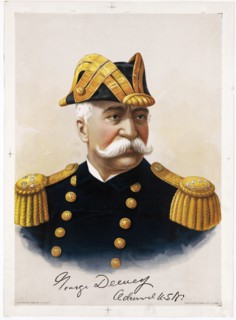 George Dewey Admiral USN (U.S. Navy Admiral) ca. 1899