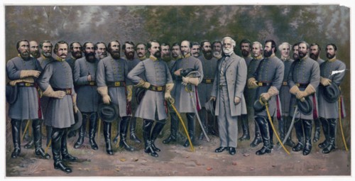 Lee and his generals ca. 1907