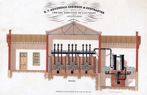 R.T. Coverdale engineer & contractor for the erection of gas works ca. 1868