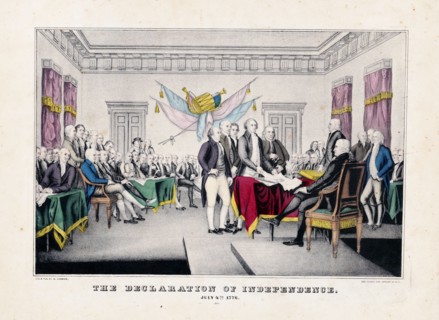 Declaration of Independence: July 4th 1776 ca. 1835-1856
