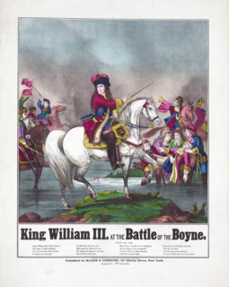 King William III at the battle of the Boyne ca. 1874