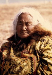 June 1973 - Elderly Eskimo woman from the Kotzebue Sound area