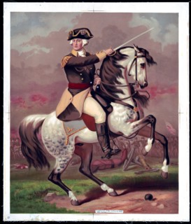 Washington at the battle of Trenton ca. 1875
