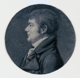 Virginia congressman John Wayles Eppes, head-and-shoulders portrait, facing left ca. 1805