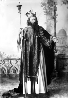Herod (R. Lang) in passion play, Oberammergau, Germany ca 1900