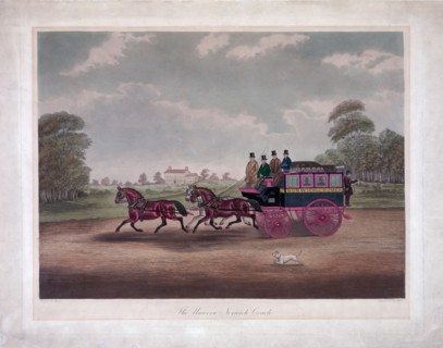 The Unicorn Norwich coach ca. 1830
