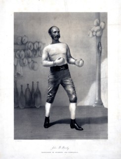 John B. Bailey, professor of sparring and gymnastics ca. 1870