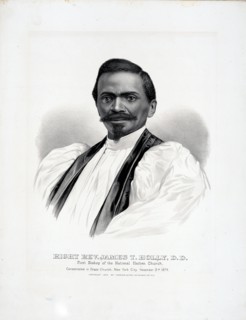 Right Rev. James T. Holly, D.D., portrait first bishop of the National Haitian Church ca. 1875
