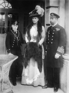 King and Queen with Prince of Wales