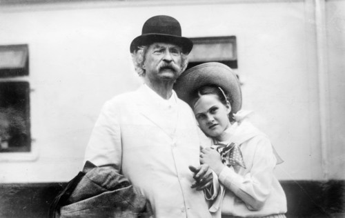 Mark Twain and Dorothy Quick 1907
