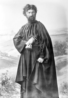 Judas (Johann Zwink) in passion play, Oberammergau, Germany