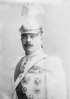 Prince Frustenberg, portrait bust, in uniform 1903