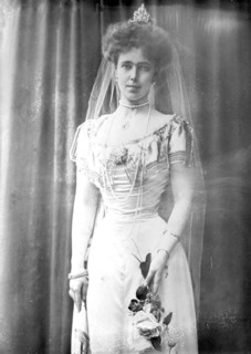 Princess Beatrice of Coburg, standing, three-quarters