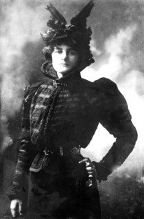 Maude Gonne McBride, three-quarters standing