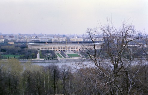 Luzhniki Stadium in Moscow Russia (??????? ???????)  ca. 1978