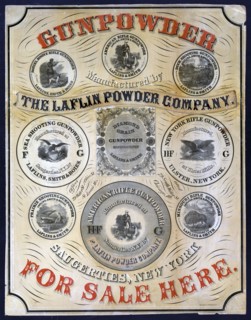 The Laflin Powder Company - Gunpowder advertisement ca. 1800s