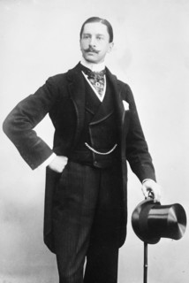 Count Jametel, standing, three-quarters