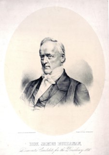 Hon. James Buchanan, democratic candidate for the presidency, 1856