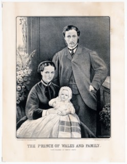 The Prince of Wales and family portrait ca. 1865