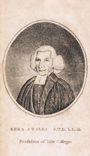 Ezra Stiles S.T.D. L.L.D. - president of Yale College ca. 1780s