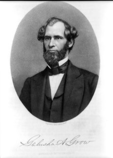 Galusha Aaron Grow (August 31, 1823 – March 31, 1907) was a prominent American politician, lawyer, writer and businessman, and was a Pennsylvania representative and Speaker of the U.S. House of Repres...