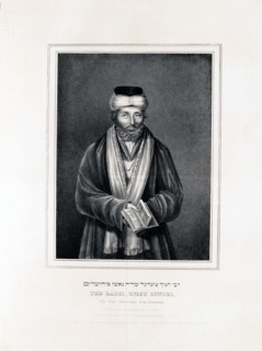 The Rabbi, Enoch Zundel, the true messenger from Jerusalem ca. 1833