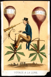 Voyage a la lune French Cartoon ca 1865-1870