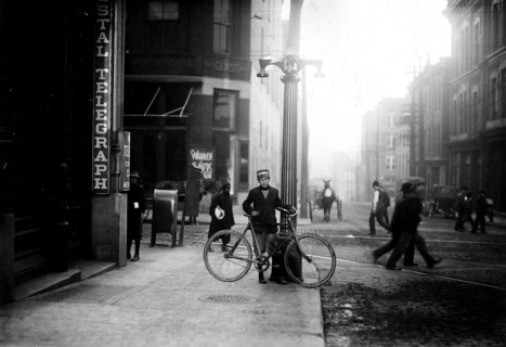 George Christopher, Postal Telegraph Bicycle messenger. 14 years old. Been at it over 3 years. Does not work nights. Nashville, Tenn, November 1910