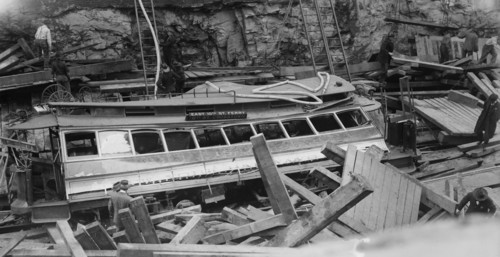 7th Avenue subway cave-in, New York City; September 22, 1915