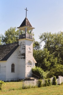 American churches - rural church in northern Nebraska ca. 1999-2001