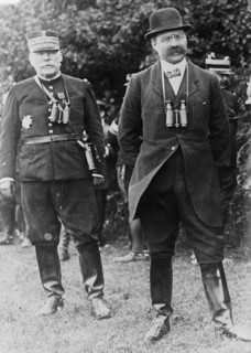 Adolphe Messimy, a French politician and Minister of War at the beginning of World War I with General Joseph Jacques Césaire Joffre ca. 1914-1917